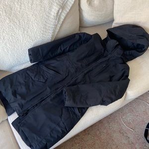Black north face primaloft winter coat